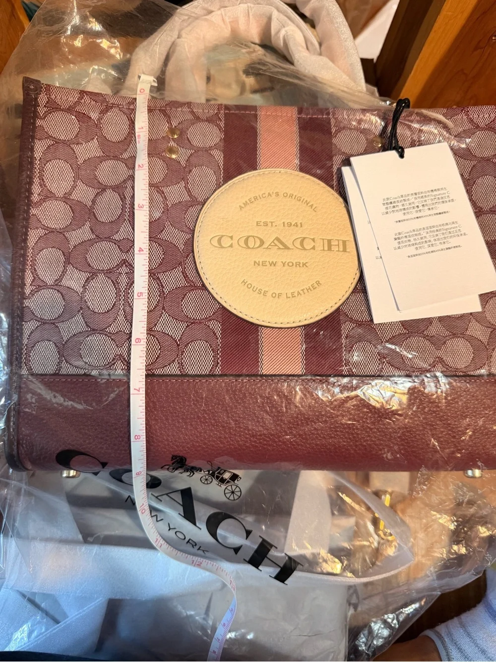 Coach signature canvas